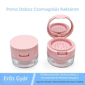 Raktáron lévő laza púderdoboz üres doboz 3g5g mini mézpor csomagoló doboz izolációs háló púderdoboz puff csomagolóanyaggal