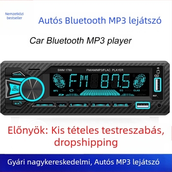 Határokon átnyúló autós MP3 rádió autós plug-in kártya USB intelligens Bluetooth veszteségmentes zenelejátszó autós MP3 lejátszó