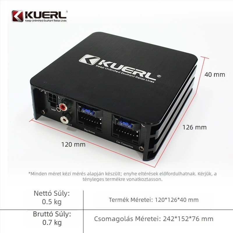 Gyári nagykereskedelmi autórádió-módosítás plug and play veszteségmentes 4-utas 6-utas Android nagyméretű képernyős DSP erősítő