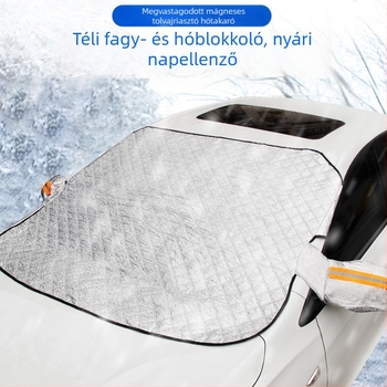 Határokon átnyúló autó napellenző féltakaró autókabát első üveg napvédelem és hőszigetelés vastag hóvédő hótakaró autótakaró