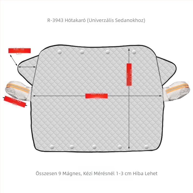 Határokon átnyúló autó napellenző féltakaró autókabát első üveg napvédelem és hőszigetelés vastag hóvédő hótakaró autótakaró
