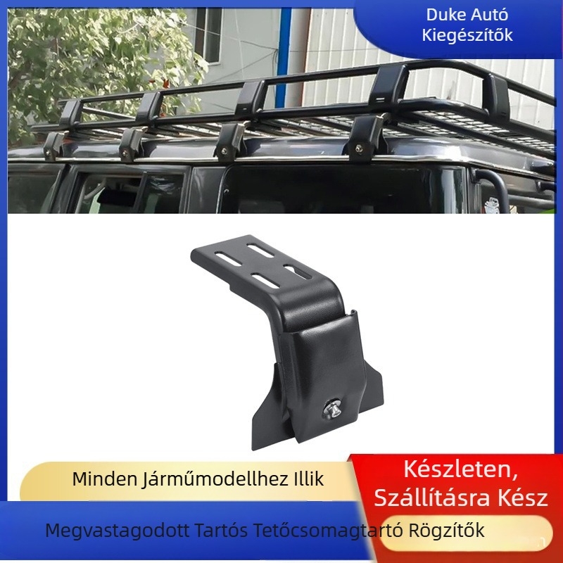 Vastagított magastető konzol Csomagtartó rögzítő Lábtartó Esővédő horony rögzítő konzol Tetőcsomagtartó konzol