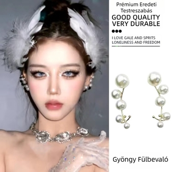 Fehér Toll gyönyörű menyasszonyi hajdíszek gyermek hajtű balett Kis hattyú színpadi előadás fejdísz oldalsó klipsz felső klipsz