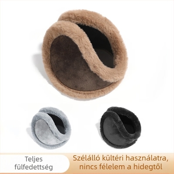 Férfi téli fültokok hideg elleni védelemre, Kerékpározás, Diákok, Nagykereskedelem, Háton viselhető fülvédők, Fülvédők, Fülvédelem, Vastagított a melegért
