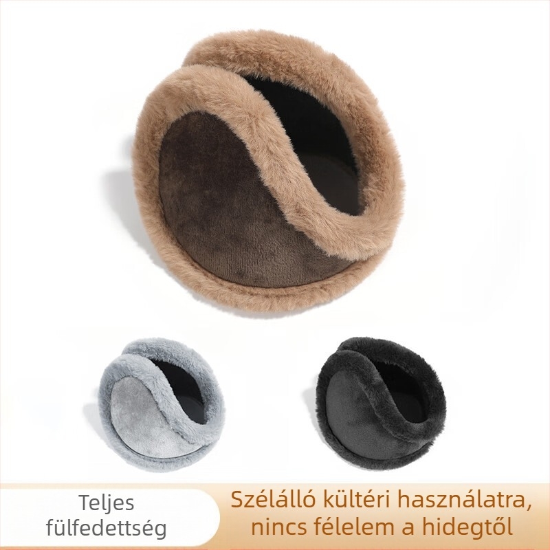 Férfi téli fültokok hideg elleni védelemre, Kerékpározás, Diákok, Nagykereskedelem, Háton viselhető fülvédők, Fülvédők, Fülvédelem, Vastagított a melegért