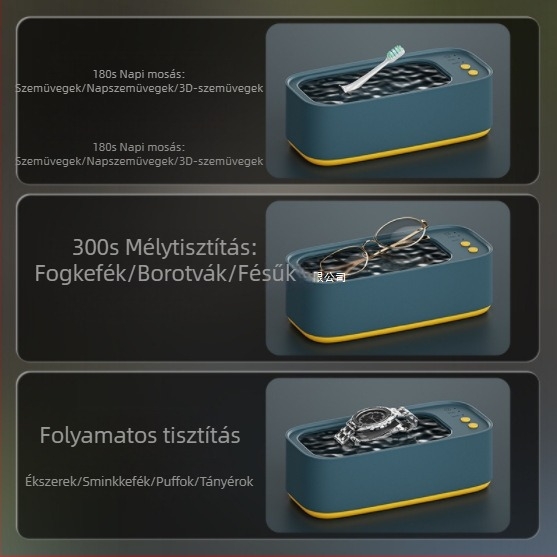 Ultrahangos tisztítógép otthoni irodába, időzíthető ékszeróra, fogkefetisztító gép, mechanikus típus, egyéb