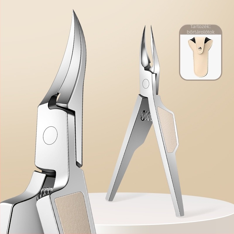 Új körömvágó körömhorony speciális körömvágó olló ferde szájhosszabbító egyetlen héjcsőrű fogó benőtt köröm gyulladás pedikűr körömvágó