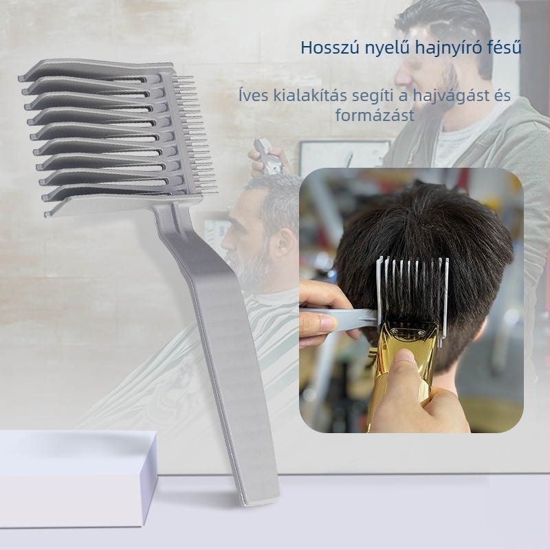 Xunmei új fodrászat különleges hajvágó fésű férfi formázó pozicionáló gradiens hajvágó tolóélű vágógép fésű