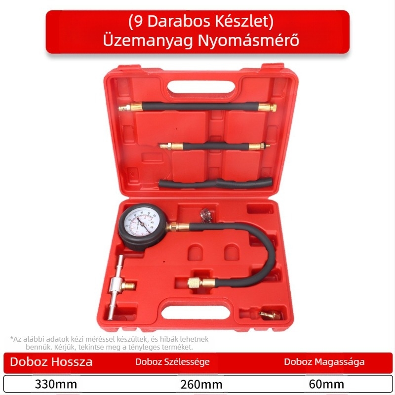 Noridun autó üzemanyagnyomásmérő benzinnyomásmérő autóérzékelő eszköz autójavító autókarbantartó eszköz