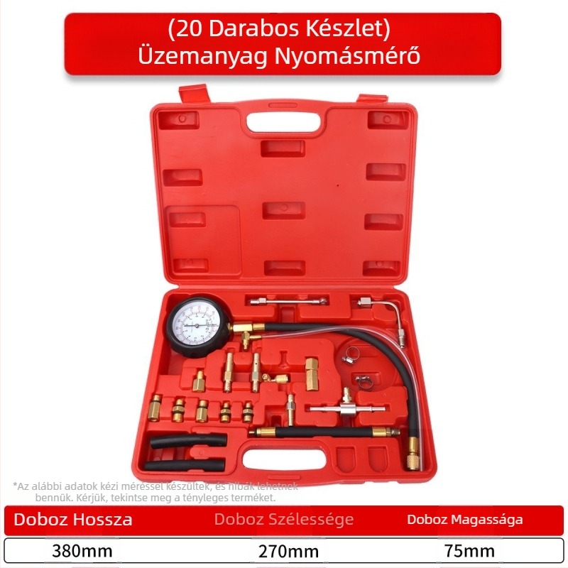 Noridun autó üzemanyagnyomásmérő benzinnyomásmérő autóérzékelő eszköz autójavító autókarbantartó eszköz