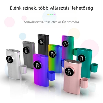 Power Bank körömlakkoló, többfunkciós, körömlakk polírozására és eltávolítására, valamint az elhalt hámsejtek eltávolítására, újratölthető, hordozható, többfunkciós manikűreszköz