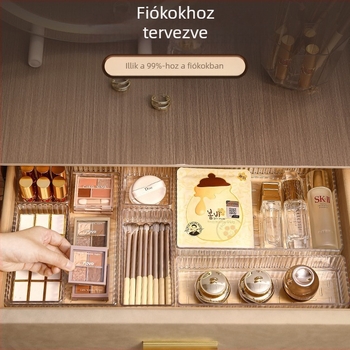 Kozmetikai kis doboz, rekeszes fésülködőasztal, bőrápoló, szemhéjfesték-tányér, irattartó doboz, beépített rúzsfiók, tárolódoboz