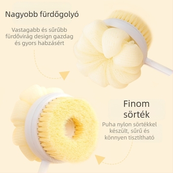 Behúzható fürdőkefe Kádkefe Hátdörzsölő műtárgy Puha szőrű fürdőkefe Hátdörzsölő kefe Sárdörzsölő hosszú hátdörzsölő fürdőkefe