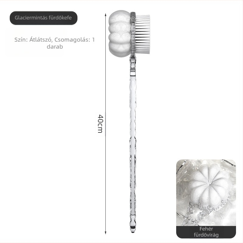 A fürdőkefe hátdörzsöléséhez nem kell hosszú nyelű kefe, puha kefe, kétoldalas fürdőkefe, iszap a hamu eltávolításához, fürdőkefe hátulja