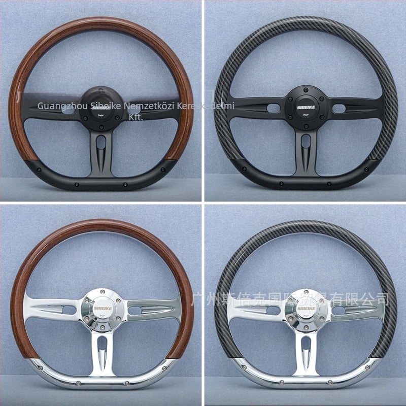 Gyárilag közvetlen értékesítésű autó általános retro klasszikus autó kormánykerék 14 hüvelykes versenyképes kormánykerék módosított kormánykerék