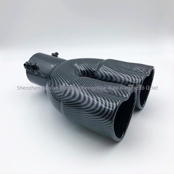 Forrásgyártók autóhoz módosított dupla kipufogócső hangtompító szerelem farok torok szív 63mm határokon átnyúló robbanások kipufogócső