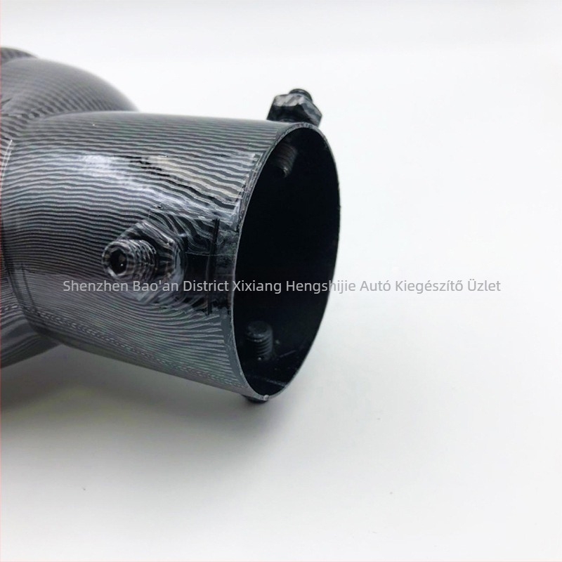 Forrásgyártók autóhoz módosított dupla kipufogócső hangtompító szerelem farok torok szív 63mm határokon átnyúló robbanások kipufogócső