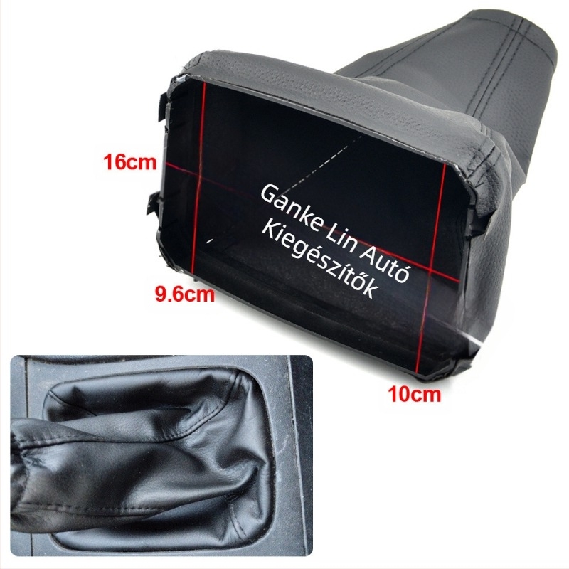 Opel CORSA autó kézilabda váltókarjához varrott bőr váltófej porvédő