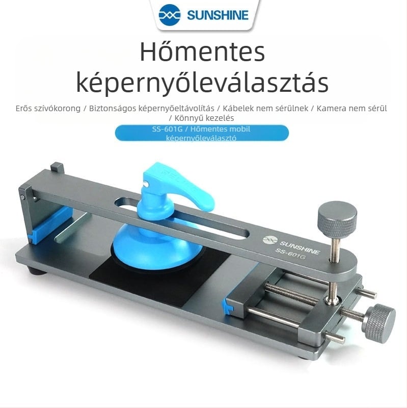 ss-601g mobiltelefon képernyő fűtésmentes képernyő eltávolító gyors képernyő eltávolítás erős tapadókorong védő hátlap eltávolító bilincs