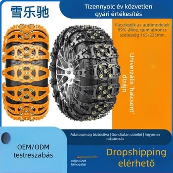 Halszálka autó gumiabroncs csúszásgátló lánc univerzális autó terepjáró univerzális automatikus meghúzás cseppszállítás