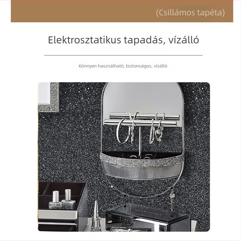 High-end Ktv doboz dekorációs háttér tapéta 3D sztereó technológia érzéki csillogó por faldekoráció falfestmény bár