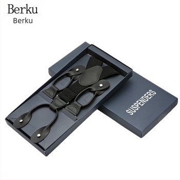 Férfi Cross-Border nadrágtartó pánt, többszínű, rugalmas, rugalmas, férfi nadrág, gomblyukas pánt, nadrágcsat