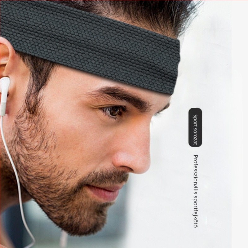 Új stílusú vékony sport hajpánt női szabadtéri hegymászáshoz futás tenisz háló jóga fitnesz lélegző izzadságelnyelő fejkendő férfiaknak