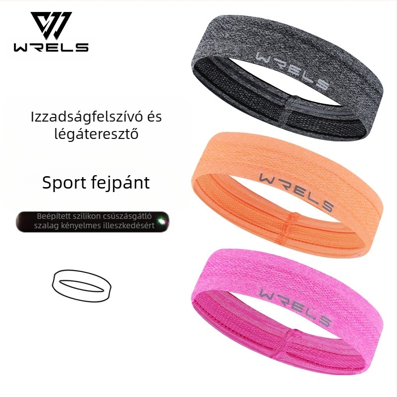 Wrels Sports fejpánt, Fejpánt, Izzadságvédő pánt, Fitness kosárlabda felszerelés, Futó izzadságelnyelő izzadásgátló, Fejvédő és Izzadságelvezető fejkendő