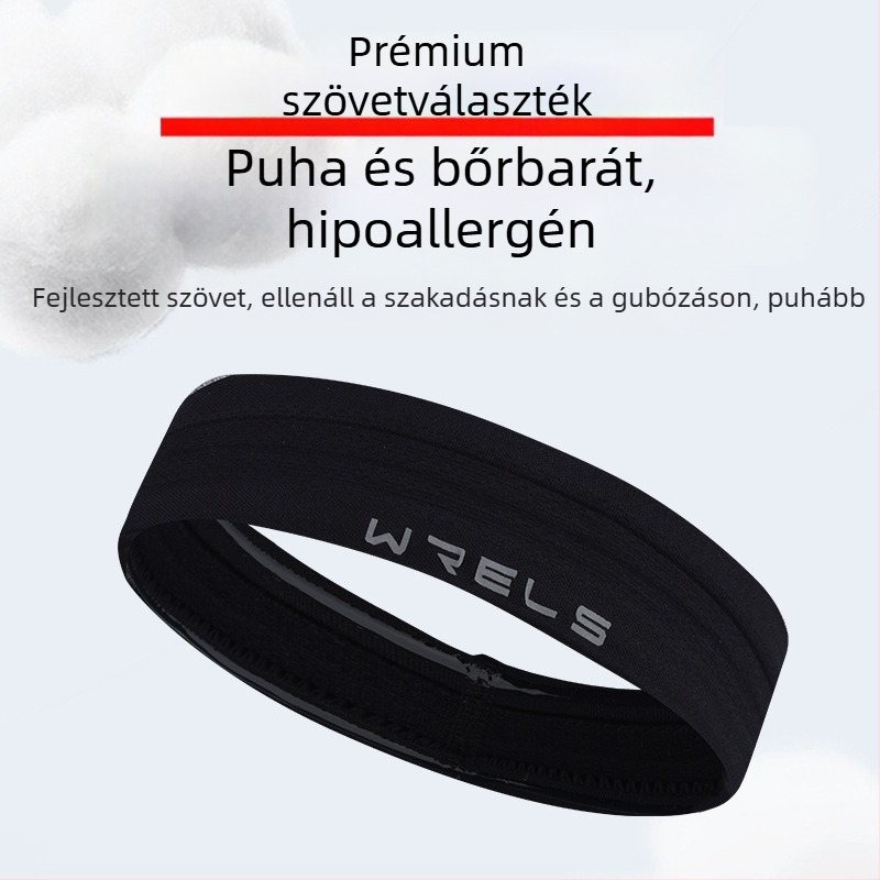 Wrels Sports fejpánt, Fejpánt, Izzadságvédő pánt, Fitness kosárlabda felszerelés, Futó izzadságelnyelő izzadásgátló, Fejvédő és Izzadságelvezető fejkendő