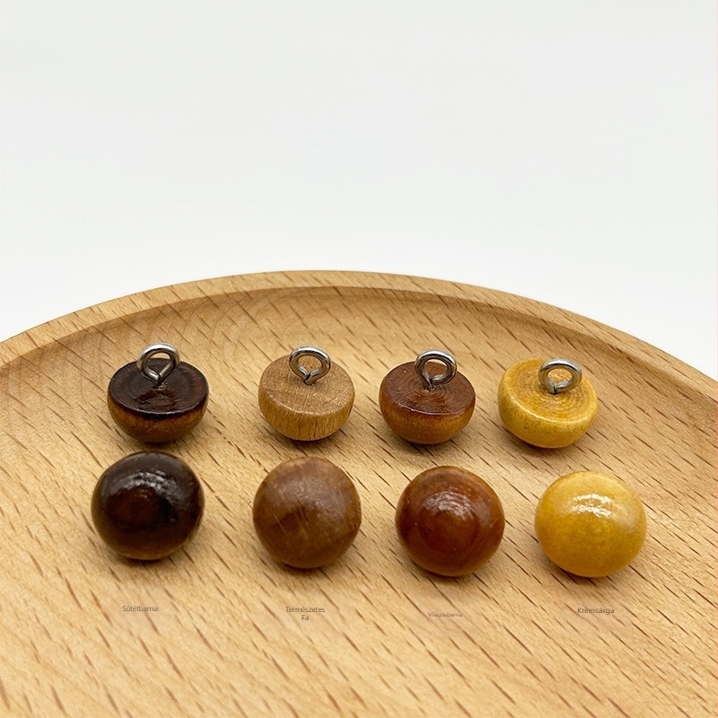 Kerek fagombok gomba alakú talppal, magas talpú fagombok, kézzel varrott fagombok, díszgombok hanfu ingekhez