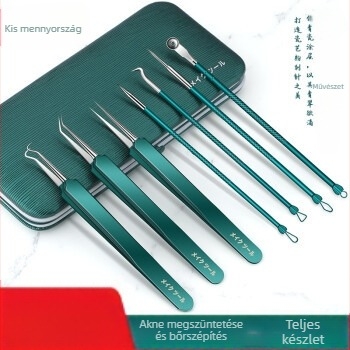 Akne tűs mitesszernyomó pattanás eltávolító eszköz pattanáspiszkáló tűs pattanás eltávolító mitesszernyomó pattanás szépségápolás