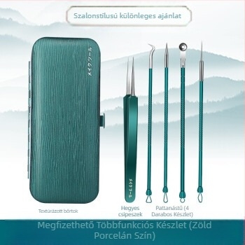 Akne tűs mitesszernyomó pattanás eltávolító eszköz pattanáspiszkáló tűs pattanás eltávolító mitesszernyomó pattanás szépségápolás