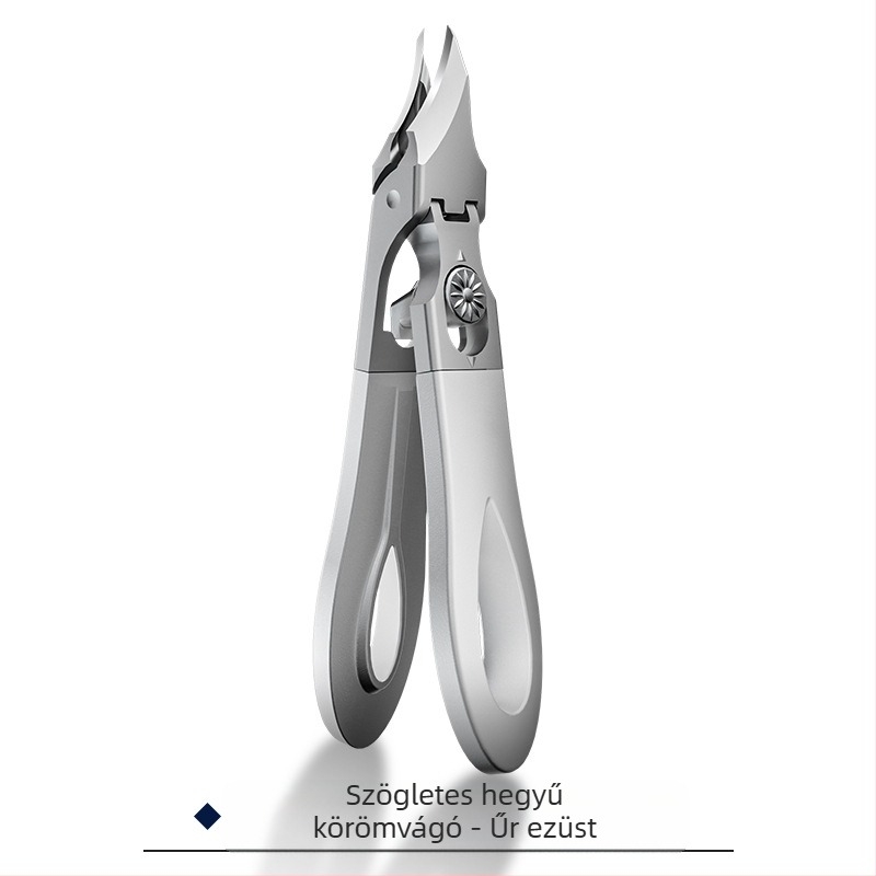 Új, csúcskategóriás körömvágó, körömhorony-fogó, fröccsenésgátló, nagy nyílás, vastag és kemény körmök vágása fiataloknak, kompakt manikűreszköz