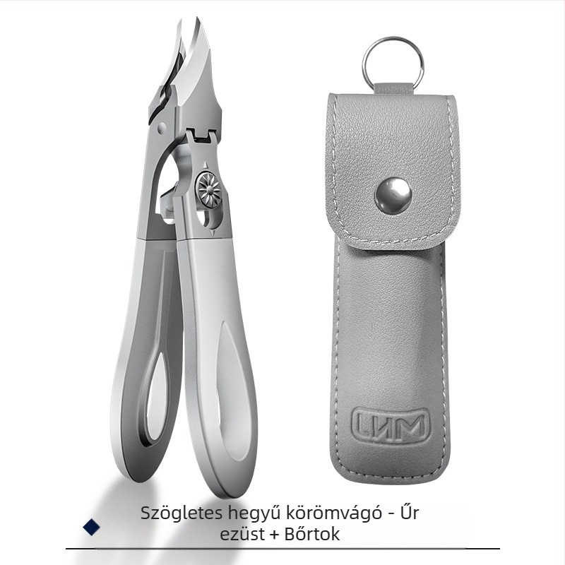 Új, csúcskategóriás körömvágó, körömhorony-fogó, fröccsenésgátló, nagy nyílás, vastag és kemény körmök vágása fiataloknak, kompakt manikűreszköz