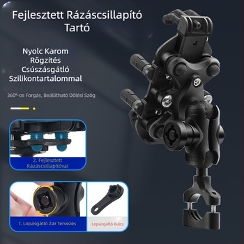 H5X motorkerékpár mobiltelefon-tartó lengéscsillapítás lopásgátló No. 9 elektromos járműszállítás