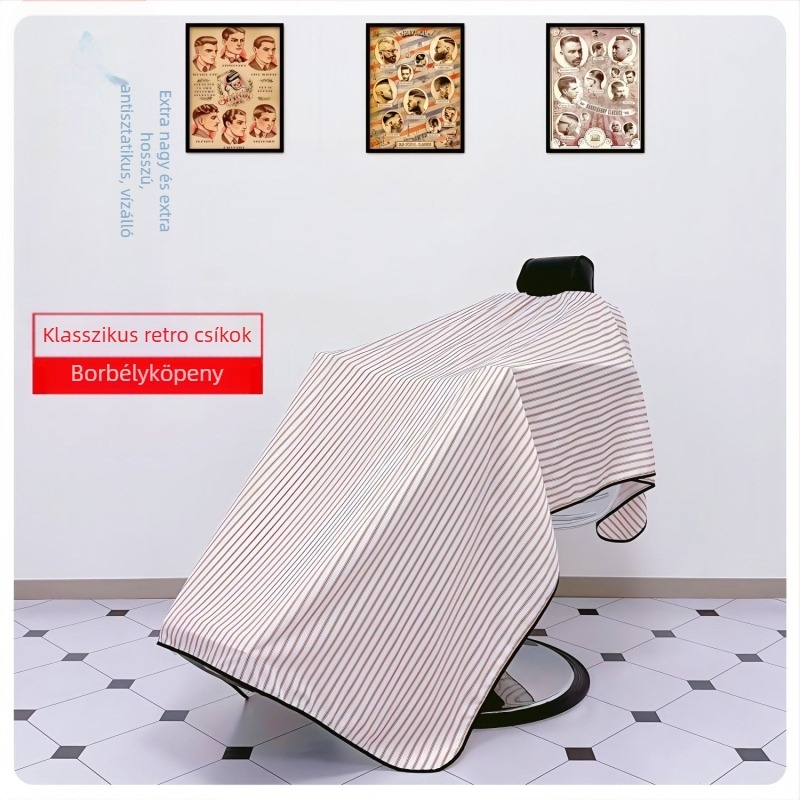 2 m-es extra nagy fodrászsál, extra nagy antisztatikus, vízálló, nem ragad hajra, nagy méret, kifejezetten körmökhöz készült