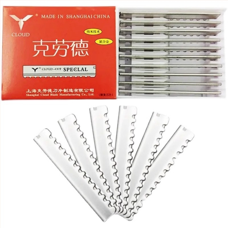 Fodrászat speciális vágópenge hajvágó penge recés penge ritkító eszköz éles penge tartós