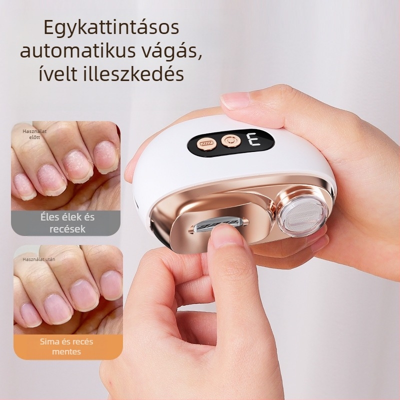 Gyermekeknek és felnőtteknek becsípődésgátló körömvágó elektromos körömvágó körömvágó automata körömvágó többfunkciós körömvágó