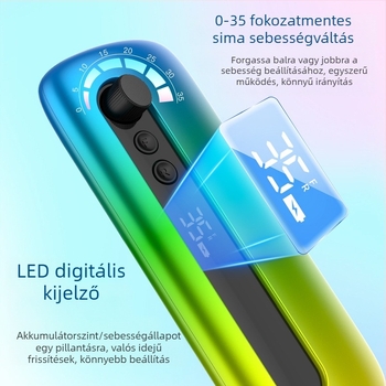 Határokon átnyúló intelligens képernyőkijelzős körömlakkoló toll körömlakkoló hordozható külső akkumulátor fokozatmentes sebességű körömlakkoló készlet