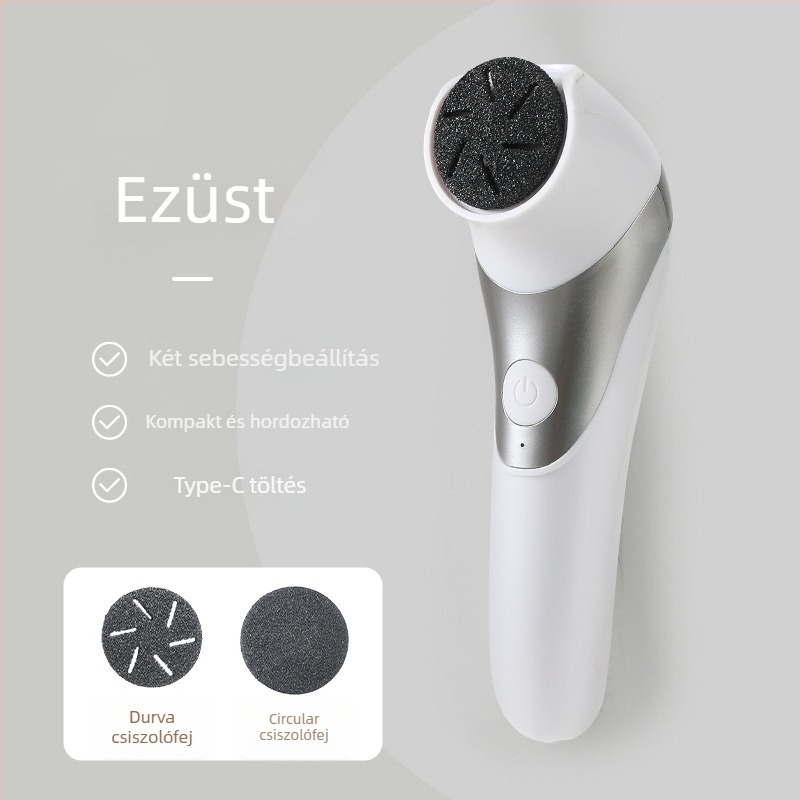 Új, határokon átnyúló, USB-s elektromos lábcsiszoló az elhalt hámsejtek eltávolítására és a bőrkeményedések csiszolására, nagy teljesítményű, teljesen automatikus lábcsiszoló a bőr eltávolítására a lábak károsítása nélkül