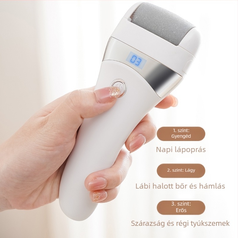 Határokon átnyúló elektromos lábcsiszoló USB töltő hámlasztó kanos bőrkeményedés pedikűr háztartási lábcsiszoló lábvágó