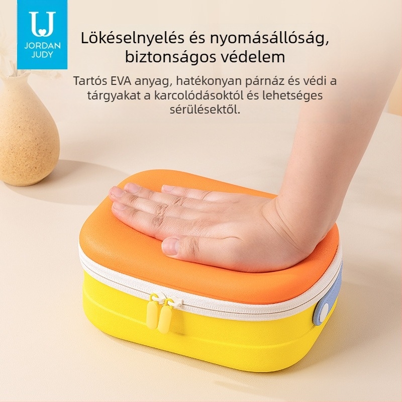 Hordozható kozmetikai táska, nagy kapacitású, elválasztott kozmetikai tárolótáska, vízálló és nyomásálló hordozható kozmetikai táska, utazó piperetáska