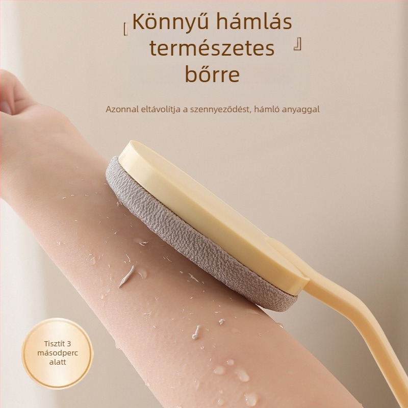 Hosszú nyelű fürdőkefe súroláshoz és tisztításhoz, férfiak és nők számára egyaránt alkalmas