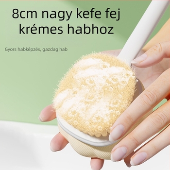 Fürdőkefe Hosszú nyelű puha gyapjú fürdőkefe Hátdörzsölő golyós kefe Testdörzsölő műtárgy Ne kérje meg az embereket, hogy töröljék le a hátkefét