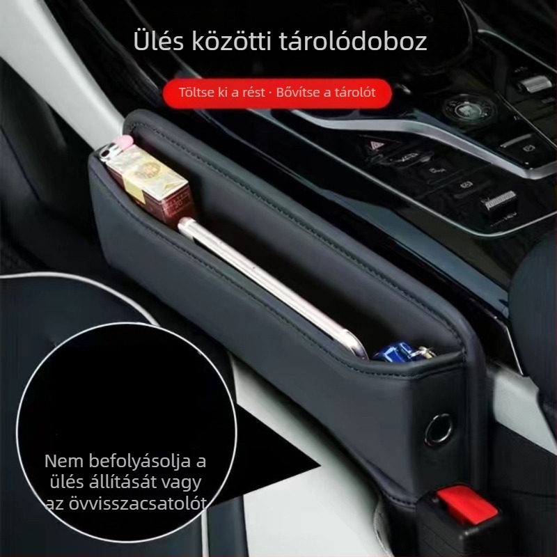 Autóbelső dekorációs tárolódoboz, Praktikus autós tárolódoboz, Ülésrés tárolódoboz