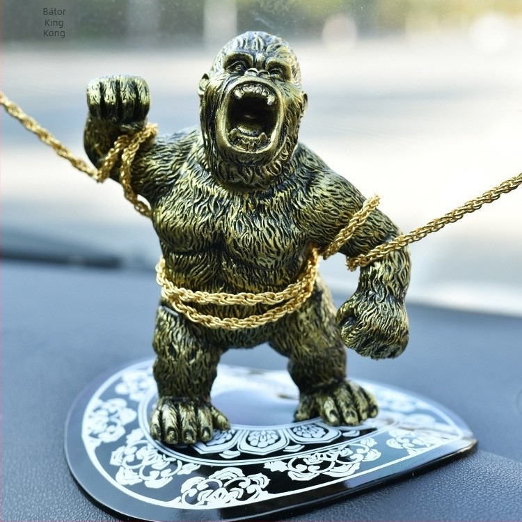 Határokon átnyúló autódíszek Gorilla autódíszek tervezése Erőszakos, erőteljes és uralkodó kötözésű gorilladíszek