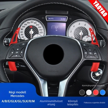 Alkalmas Mercedes-Benz alumínium ötvözetből készült kormánykerék váltó hosszabbított lapátjaihoz, autó módosított lapátjaihoz, belső módosított alkatrészekhez folt