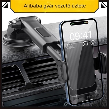 Autós mobiltelefon-tartó tapadókoronggal ellátott levegőkivezető nyílás navigációs tartó klip autó autópaszta