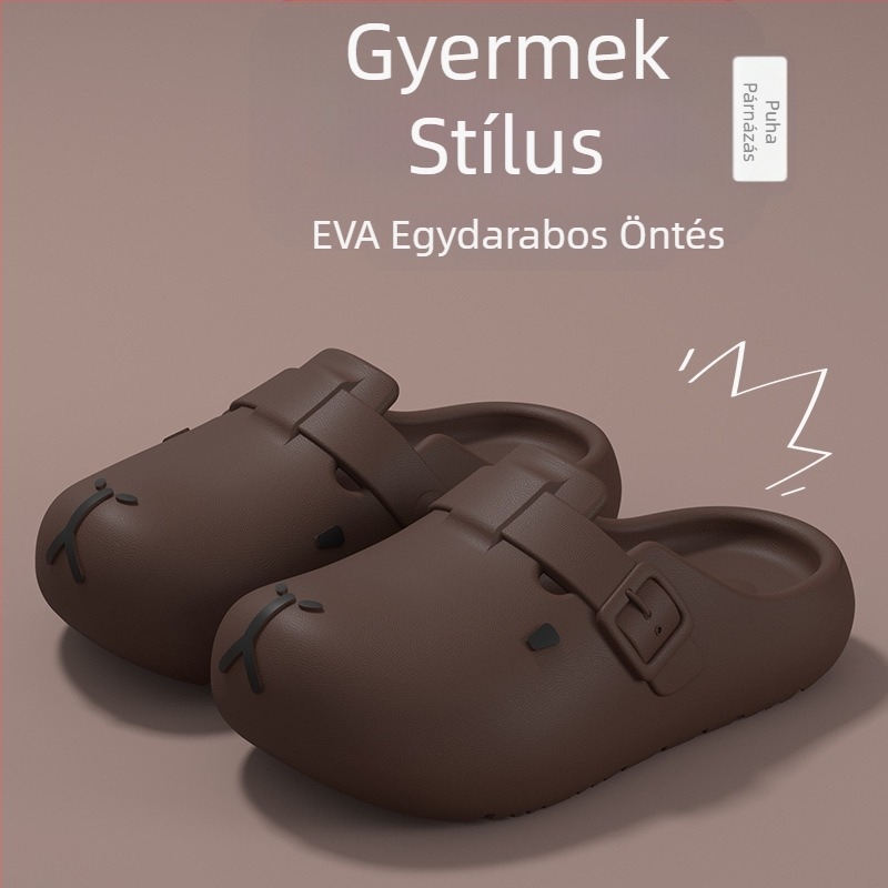 Kapi Bala gyerek papucs fiúknak 2025 nyár új csúszásgátló strandszandál lányoknak nagy méretű lyukas cipő