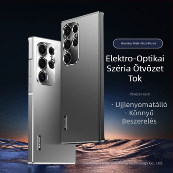 Határokon átnyúló fém mágneses vonzerő Samsung s24ultra mobiltelefon tokhoz, új s24, s23ultra esésgátló védőtok